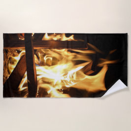 Durch die Flammen Strandtuch