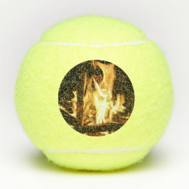 Durch die Flammen Tennisbälle