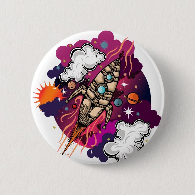 Durch die Galaxie Button (Vorderseite)