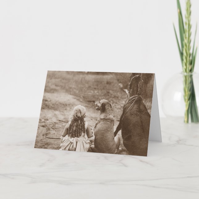 Durch die Hintertür Silent Film Karte (Vorderseite)