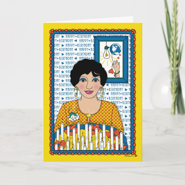 durch die Light_B_Greeting-Karte beleuchtet Karte (Vorderseite)