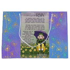 Durch die Regengeschenktasche Große Geschenktüte