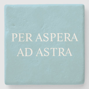 Durch die Vielfalt der Sterne Lateinische Aqua Steinuntersetzer