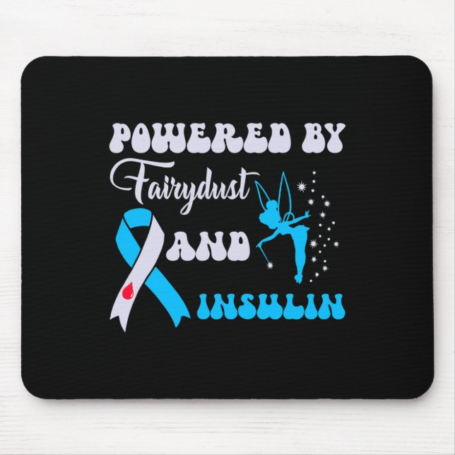 Durch Fairydust und Insulindiabetes-Awarene Mousepad (Vorne)