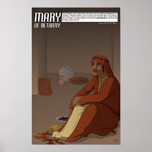Durch Glauben-Reihe - Mary von Bethany 11" x 17" Poster