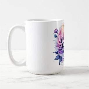 Durch Gnade gerettet – Elegantes christliches flor Kaffeetasse