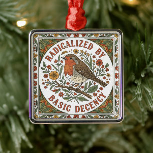 Durch grundlegende Anständigkeit radikalisierte Vo Ornament Aus Metall