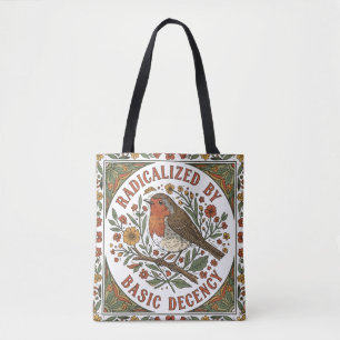 Durch grundlegende Anständigkeit radikalisierte Vo Tasche