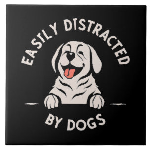 Durch Hunde leicht ablenkbar Fliese