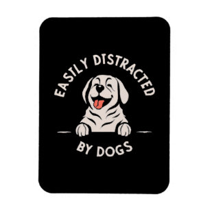Durch Hunde leicht ablenkbar Magnet