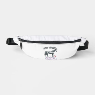 Durch Hunde und Pferde leicht abgelenktes Shirt-De Bauchtasche