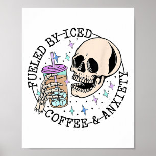 Durch Iccied Coffee and Angstzustände Mental Healt Poster