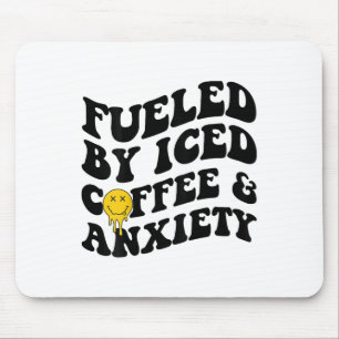 Durch Iccied Coffee und Angst psychische Gesundhei Mousepad