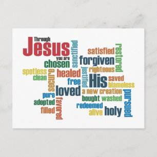 Durch Jesus... Postkarte