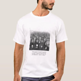 Durch Kerzenlicht in Lourdes beten, Frankreich T-Shirt