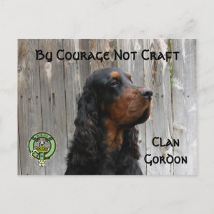 Durch Mut Nicht Geschick, Gordon Setter Postkarte