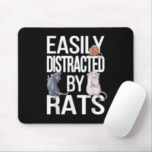 Durch Ratten leicht ablenkbar Ratten-Mama Ratten-P Mousepad