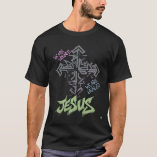 Durch Seine Wunden Sind Wir Geheilt T-Shirt - Jesa