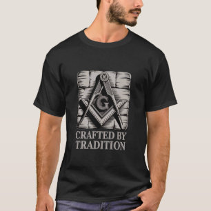 Durch Tradition gefertigtes Freimaurer-Zirkel und T-Shirt
