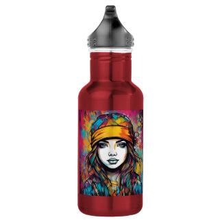Durch und durch moderne Note Edelstahlflasche