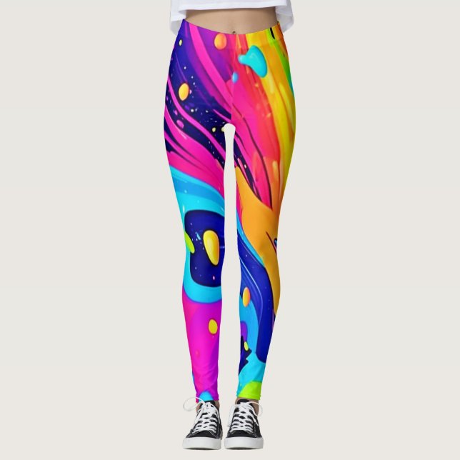 Durchblutungskolorieren Leggings (Vorderseite)