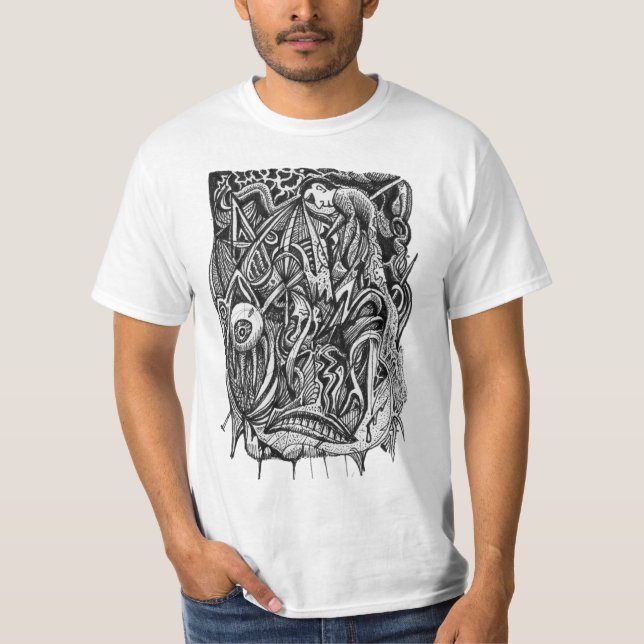 durchbohrt T-Shirt (Vorderseite)