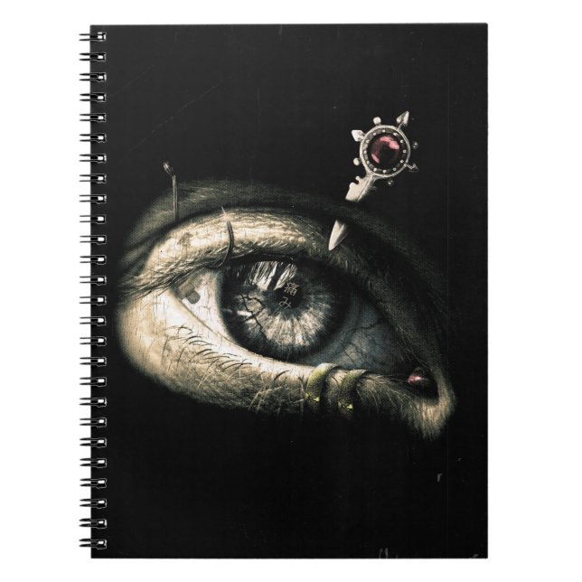 Durchbohrte Vision - Gothic Design Notizblock (Vorderseite)