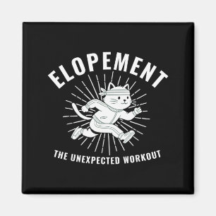 Durchbrennen Das unerwartete Workout-Design Lustig Magnet