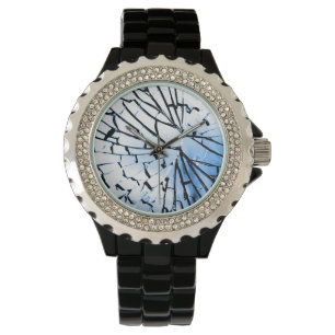 durchbrochenes Fenster Armbanduhr
