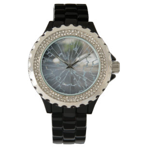 durchbrochenes Fenster Armbanduhr