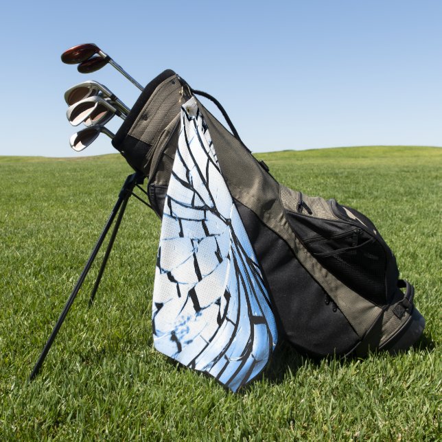 durchbrochenes Fenster Golfhandtuch (Gras)
