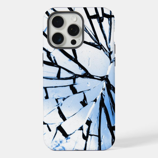 durchbrochenes Fenster iPhone 15 Pro Max Hülle (Rückseite)