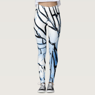 durchbrochenes Fenster Leggings