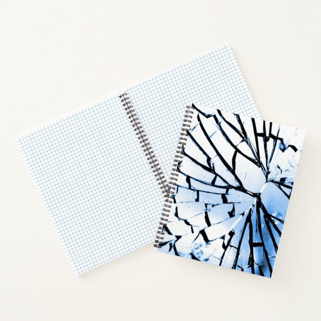 durchbrochenes Fenster Notizbuch (Innenseite)