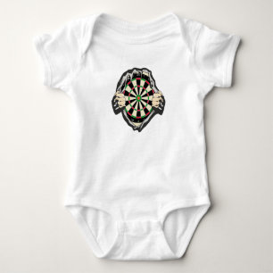 Durchbruch zum Bullseye - Ultimate Dartboard Baby Strampler