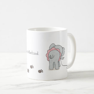Durchdachte Zitat-Tasse des Elefanten Kaffeetasse