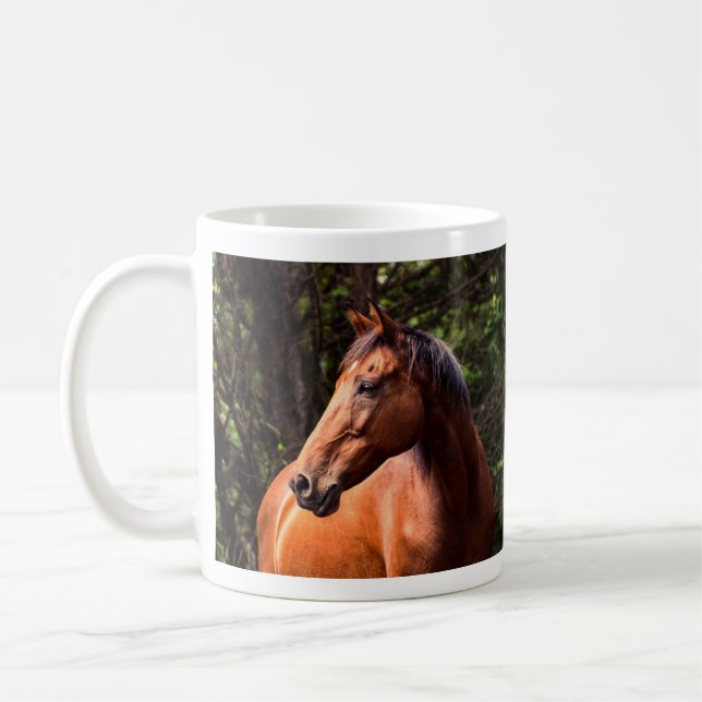 Durcheinander Clydesdale Pferd - Felsen Kaffeetasse (Links)