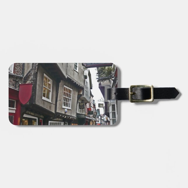 Durcheinander-Straße von York Gepäckanhänger (Vorderseite horizontal)