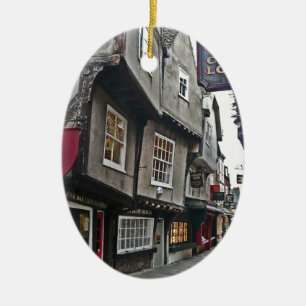 Durcheinander-Straße von York Keramikornament