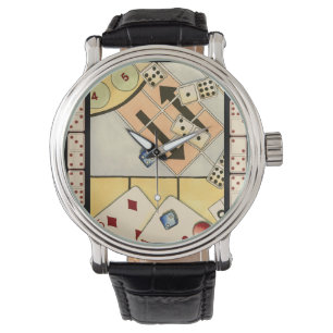Durcheinandergebrachte Zusammenstellung der Armbanduhr
