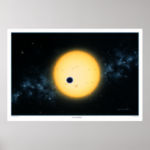 Durchfahrt des Druckes HD209458 Poster
