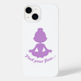 Durchfluss-Handy-Fall finden (Lila) Case-Mate iPhone 14 Hülle