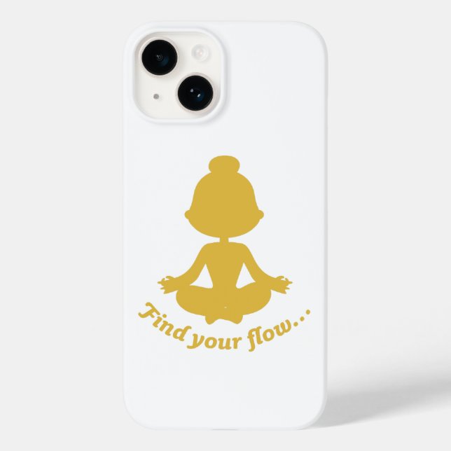 Durchfluss-Handy-Fall finden (Lila) Case-Mate iPhone 14 Hülle (Rückseite)