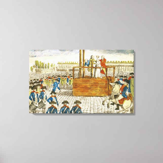 Durchführung von Marie-Antoinette Leinwanddruck (Vorderseite)