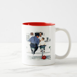 Durchgehen Zweifarbige Tasse