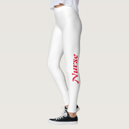 Durchgehende Krankenschwester-Leggings Leggings