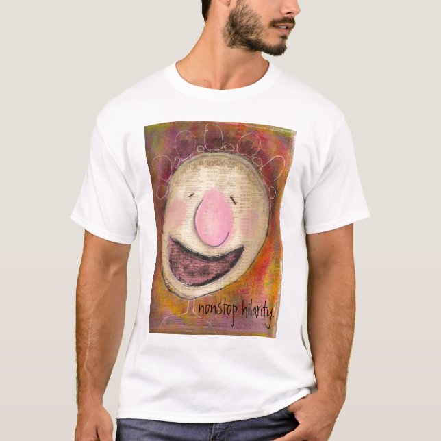 durchgehender Gelächter-T - Shirt (Vorderseite)