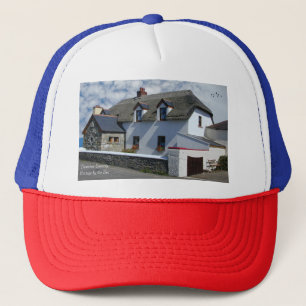 Durchgezogenes Hütte-Image für Trucker-Hat Truckerkappe