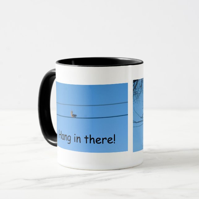 Durchhalten-Tasse Tasse (Vorderseite Links)
