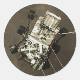 Durchhaltevermögen Ankunft in Mars Runder Aufkleber